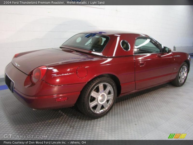 Merlot Metallic / Light Sand 2004 Ford Thunderbird Premium Roadster