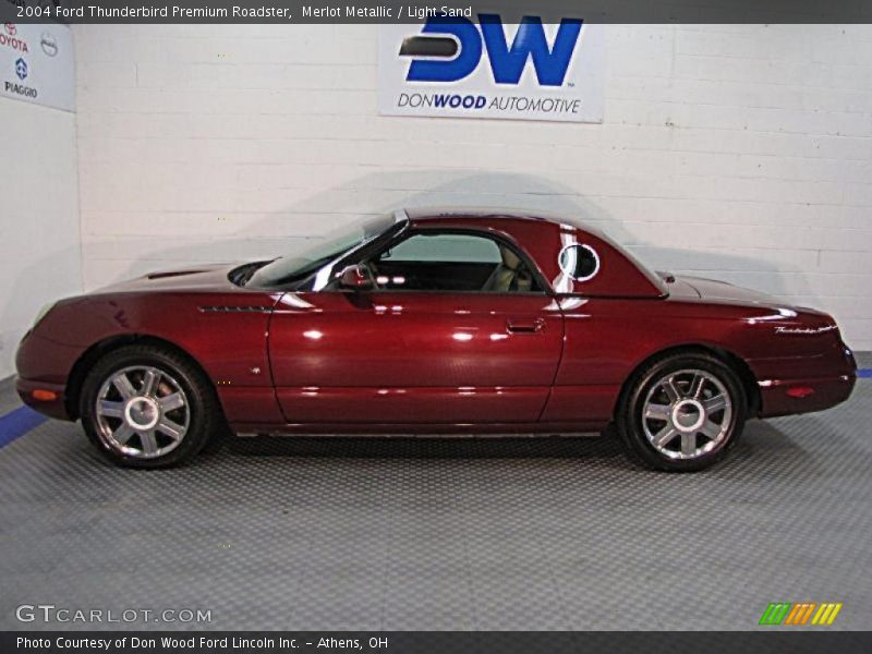 Merlot Metallic / Light Sand 2004 Ford Thunderbird Premium Roadster