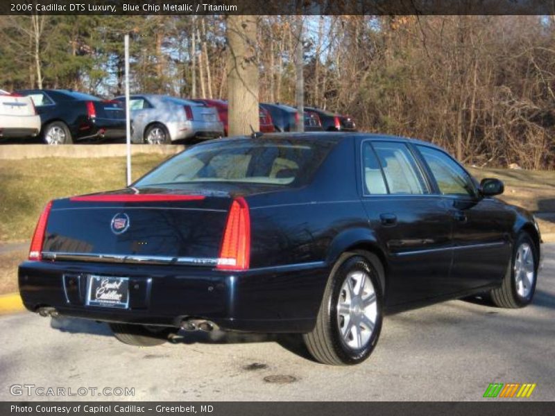 Blue Chip Metallic / Titanium 2006 Cadillac DTS Luxury