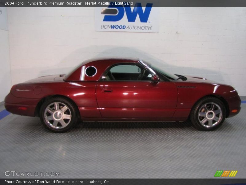 Merlot Metallic / Light Sand 2004 Ford Thunderbird Premium Roadster