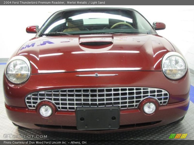 Merlot Metallic / Light Sand 2004 Ford Thunderbird Premium Roadster