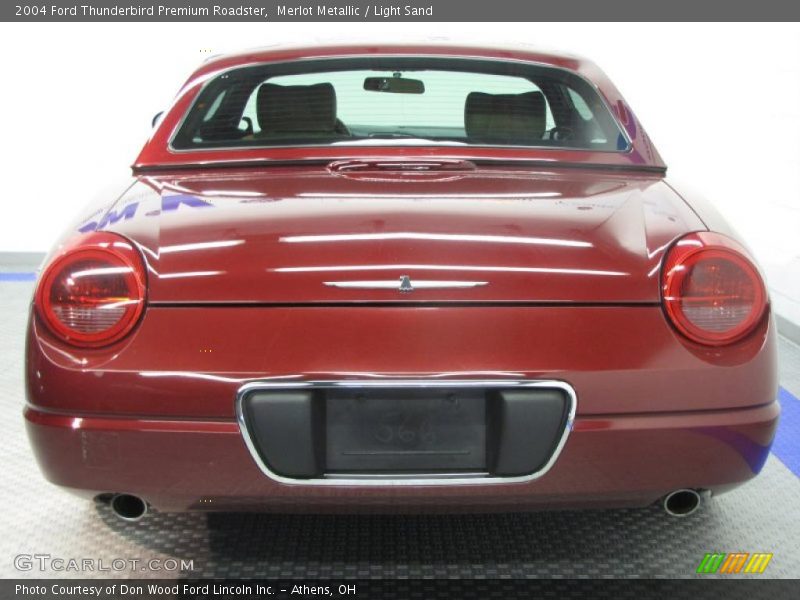 Merlot Metallic / Light Sand 2004 Ford Thunderbird Premium Roadster