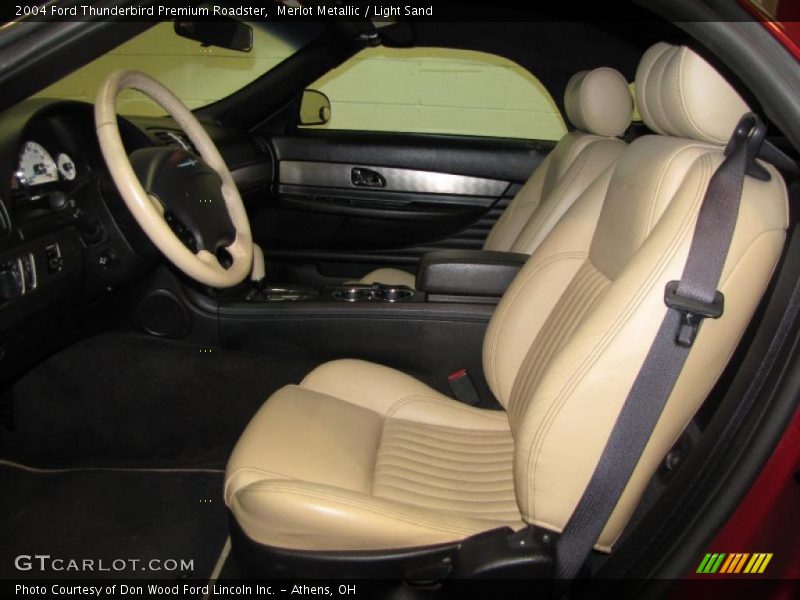 Merlot Metallic / Light Sand 2004 Ford Thunderbird Premium Roadster