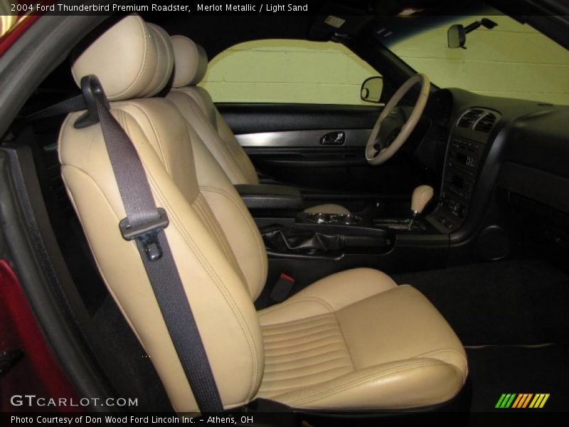 Merlot Metallic / Light Sand 2004 Ford Thunderbird Premium Roadster