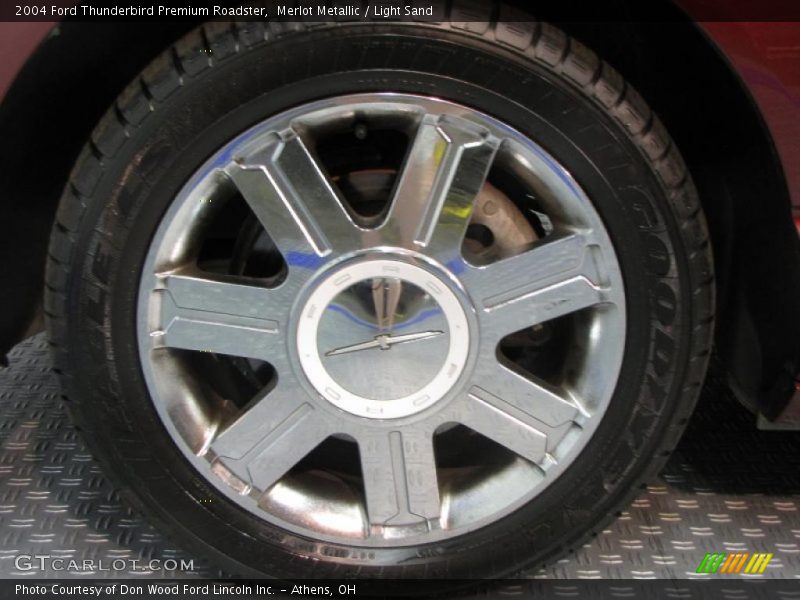 Merlot Metallic / Light Sand 2004 Ford Thunderbird Premium Roadster