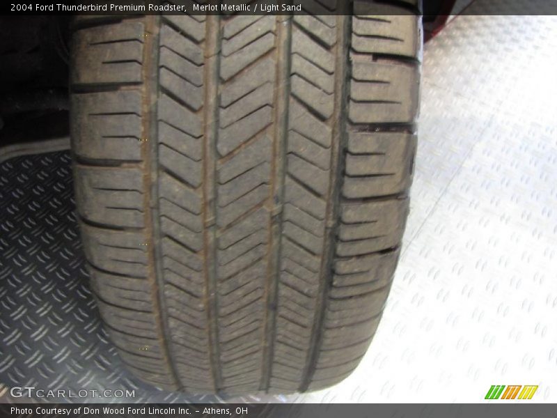 Merlot Metallic / Light Sand 2004 Ford Thunderbird Premium Roadster