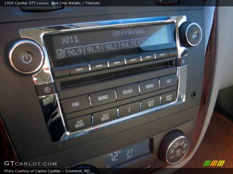 Blue Chip Metallic / Titanium 2006 Cadillac DTS Luxury