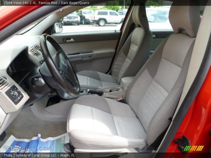 Passion Red / Dark Beige/Quartz 2004 Volvo S40 2.4i