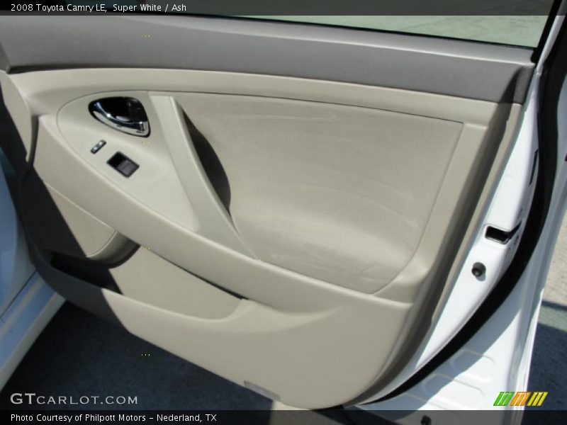 Super White / Ash 2008 Toyota Camry LE