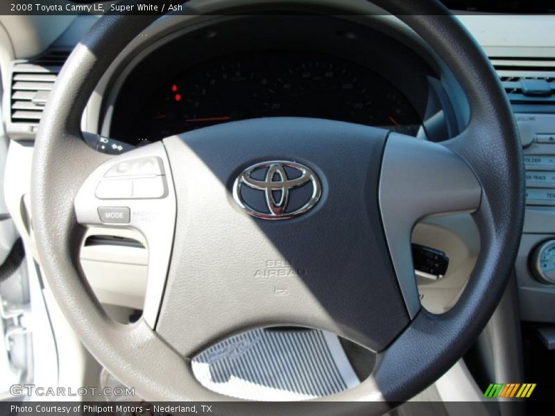Super White / Ash 2008 Toyota Camry LE