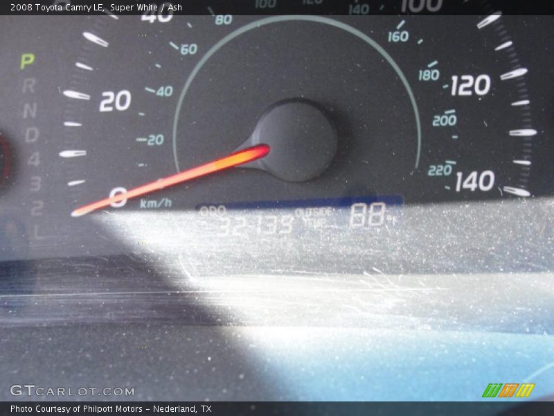Super White / Ash 2008 Toyota Camry LE