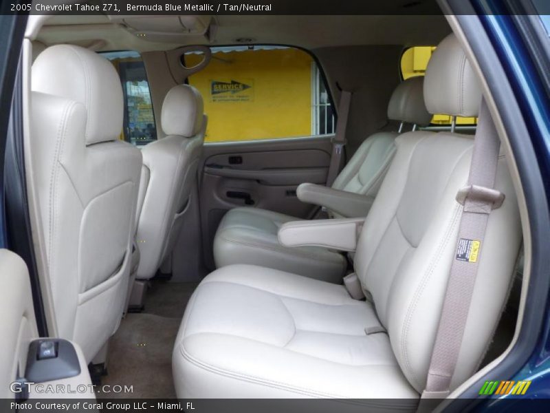 Bermuda Blue Metallic / Tan/Neutral 2005 Chevrolet Tahoe Z71