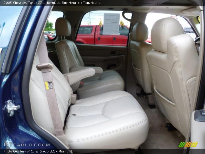 Bermuda Blue Metallic / Tan/Neutral 2005 Chevrolet Tahoe Z71