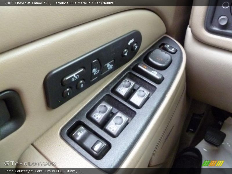 Bermuda Blue Metallic / Tan/Neutral 2005 Chevrolet Tahoe Z71