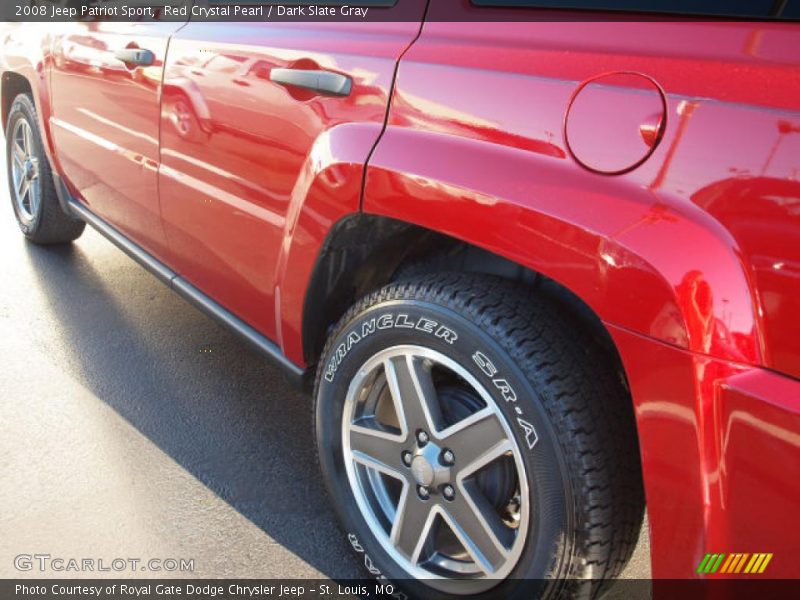 Red Crystal Pearl / Dark Slate Gray 2008 Jeep Patriot Sport