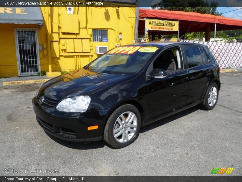 Black Uni / Anthracite 2007 Volkswagen Rabbit 4 Door