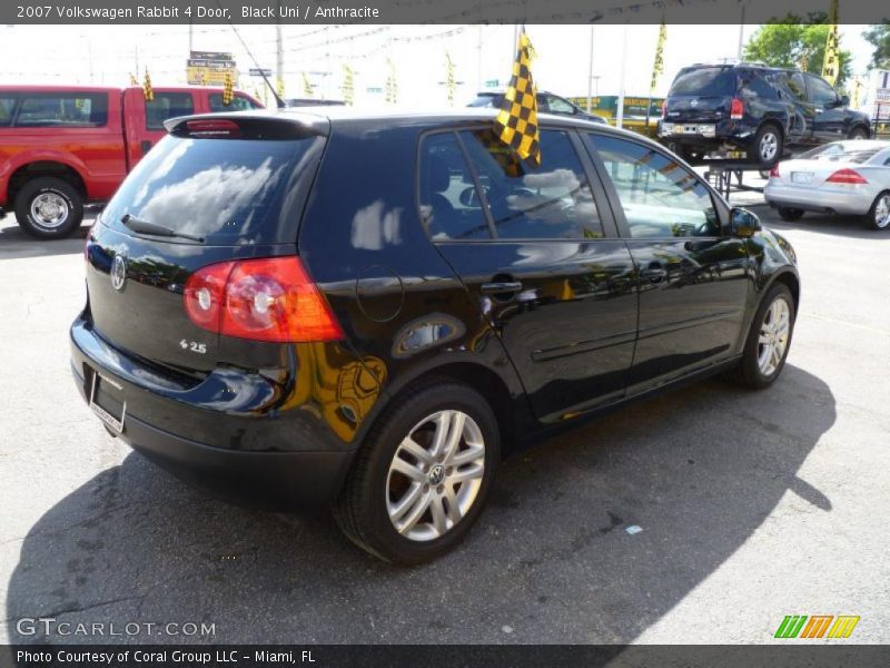 Black Uni / Anthracite 2007 Volkswagen Rabbit 4 Door