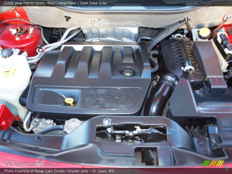 Red Crystal Pearl / Dark Slate Gray 2008 Jeep Patriot Sport
