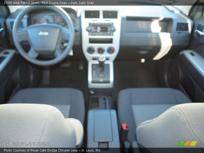 Red Crystal Pearl / Dark Slate Gray 2008 Jeep Patriot Sport