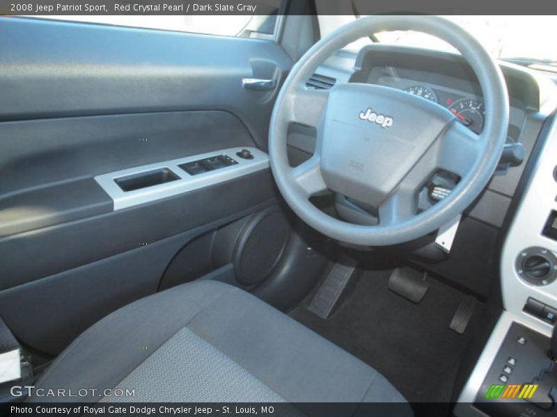 Red Crystal Pearl / Dark Slate Gray 2008 Jeep Patriot Sport