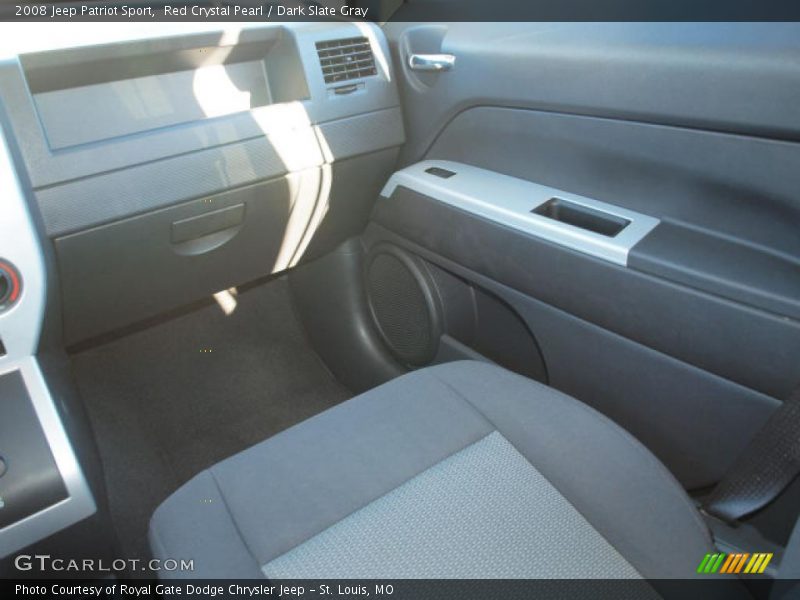 Red Crystal Pearl / Dark Slate Gray 2008 Jeep Patriot Sport