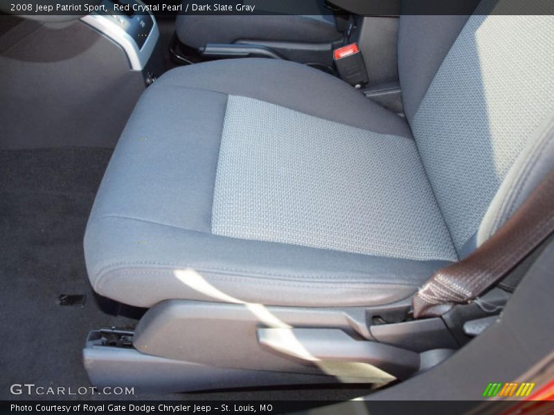 Red Crystal Pearl / Dark Slate Gray 2008 Jeep Patriot Sport