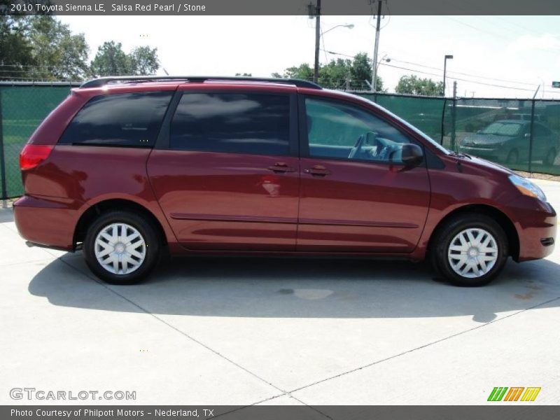 Salsa Red Pearl / Stone 2010 Toyota Sienna LE