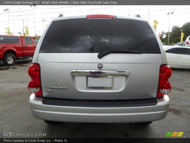 Bright Silver Metallic / Dark Slate Gray/Light Slate Gray 2006 Dodge Durango SLT