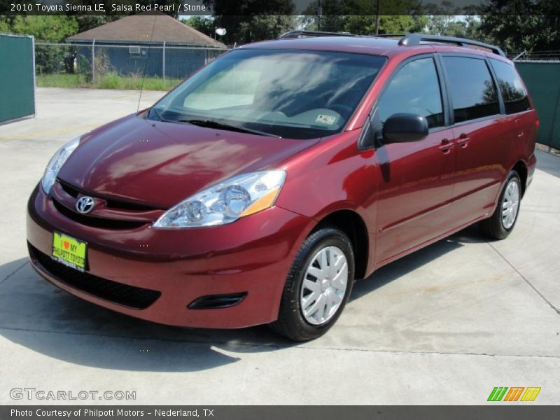 Salsa Red Pearl / Stone 2010 Toyota Sienna LE