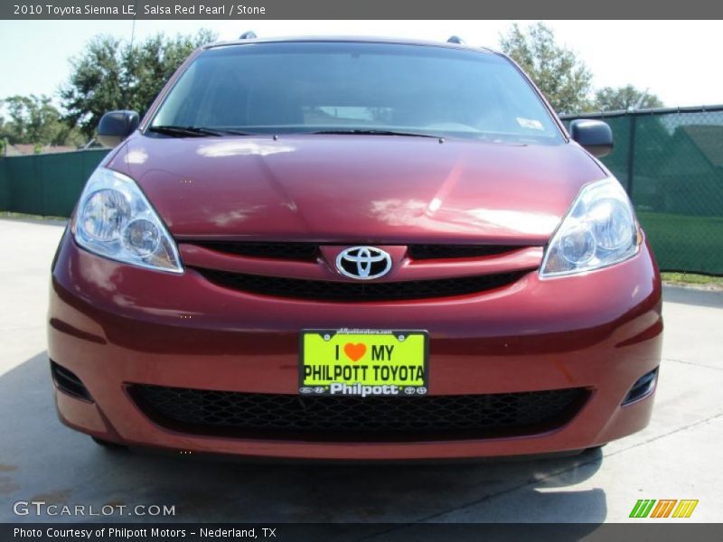Salsa Red Pearl / Stone 2010 Toyota Sienna LE
