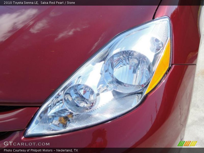 Salsa Red Pearl / Stone 2010 Toyota Sienna LE