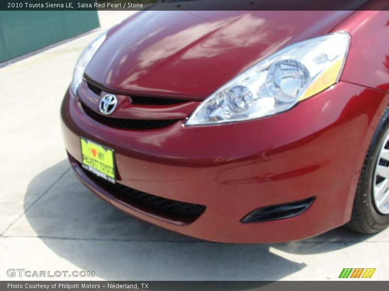 Salsa Red Pearl / Stone 2010 Toyota Sienna LE