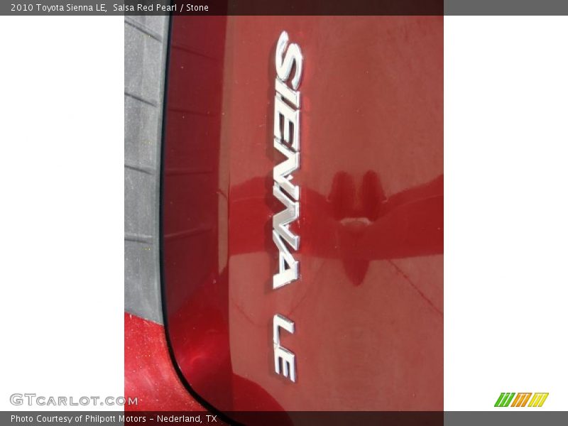 Salsa Red Pearl / Stone 2010 Toyota Sienna LE