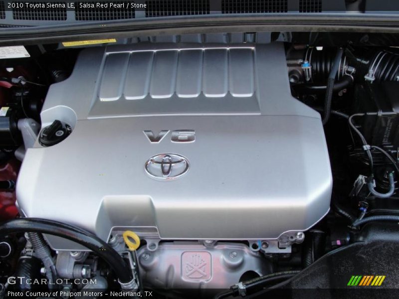 Salsa Red Pearl / Stone 2010 Toyota Sienna LE