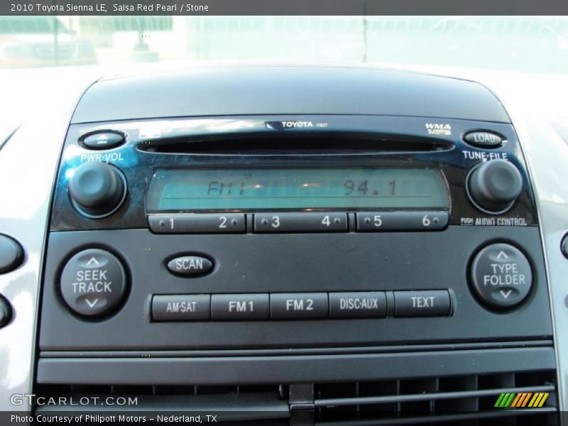 Salsa Red Pearl / Stone 2010 Toyota Sienna LE