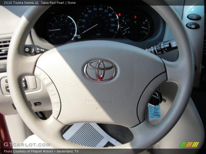 Salsa Red Pearl / Stone 2010 Toyota Sienna LE