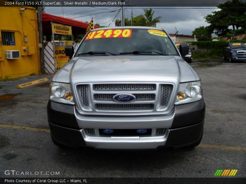 Silver Metallic / Medium/Dark Flint 2004 Ford F150 XLT SuperCab