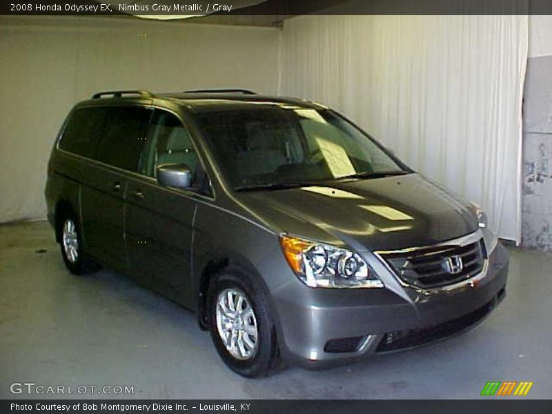 Nimbus Gray Metallic / Gray 2008 Honda Odyssey EX