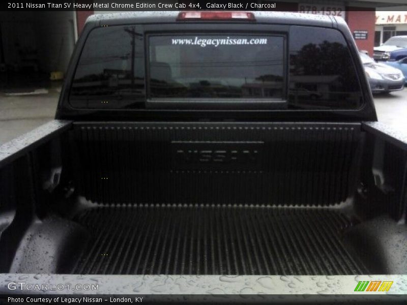 Galaxy Black / Charcoal 2011 Nissan Titan SV Heavy Metal Chrome Edition Crew Cab 4x4