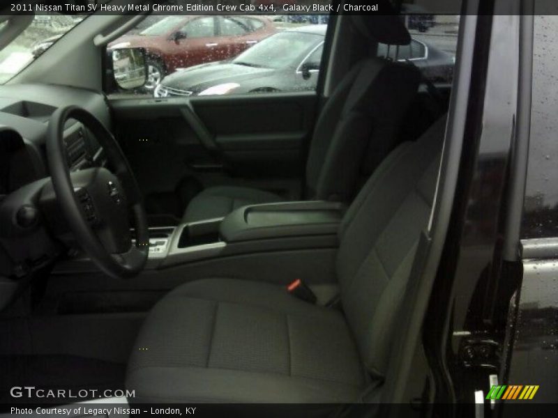 Galaxy Black / Charcoal 2011 Nissan Titan SV Heavy Metal Chrome Edition Crew Cab 4x4