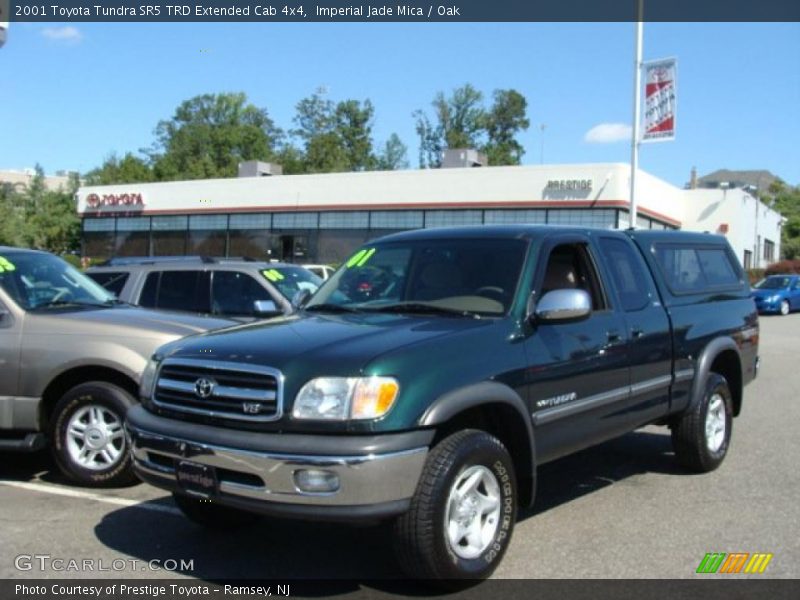 Imperial Jade Mica / Oak 2001 Toyota Tundra SR5 TRD Extended Cab 4x4