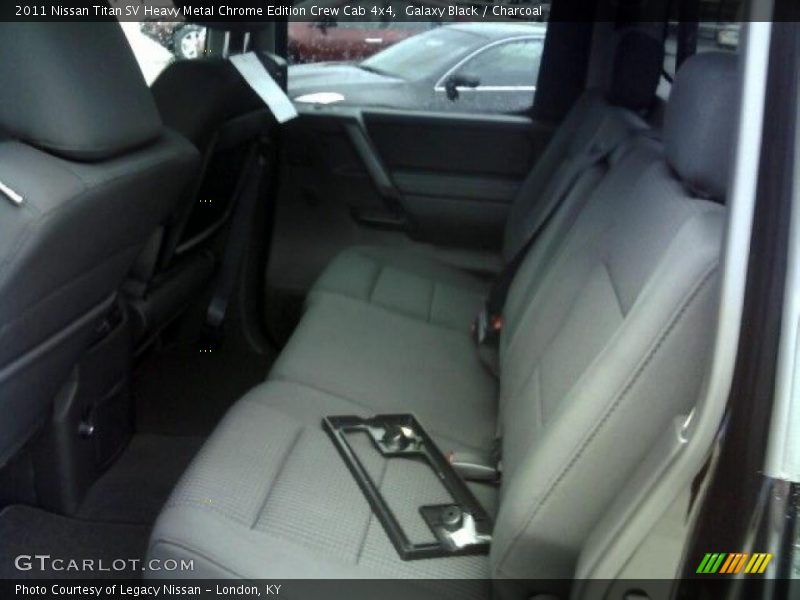 Galaxy Black / Charcoal 2011 Nissan Titan SV Heavy Metal Chrome Edition Crew Cab 4x4