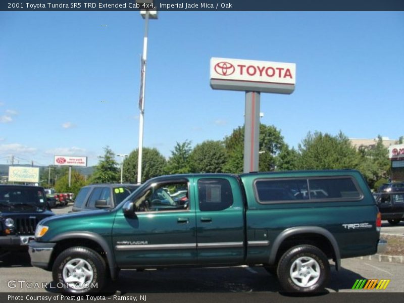 Imperial Jade Mica / Oak 2001 Toyota Tundra SR5 TRD Extended Cab 4x4