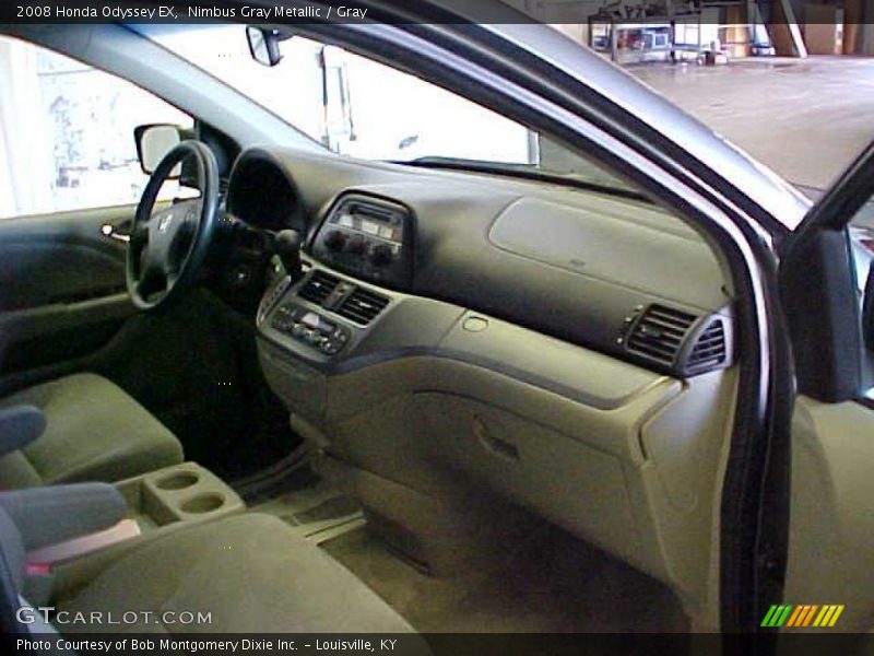 Nimbus Gray Metallic / Gray 2008 Honda Odyssey EX