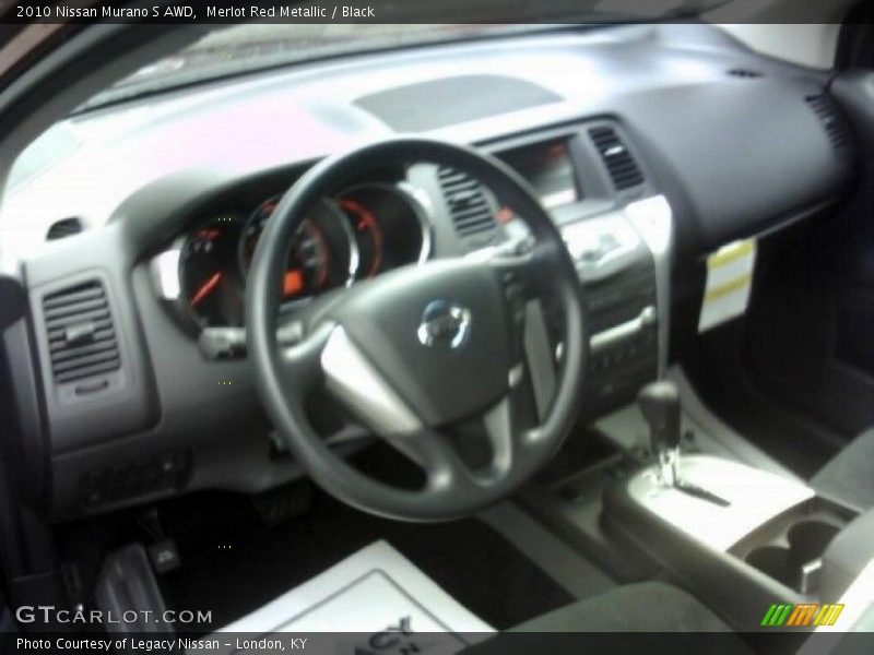 Merlot Red Metallic / Black 2010 Nissan Murano S AWD