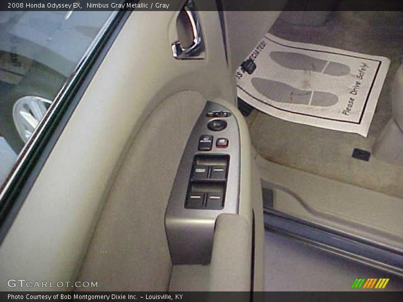 Nimbus Gray Metallic / Gray 2008 Honda Odyssey EX