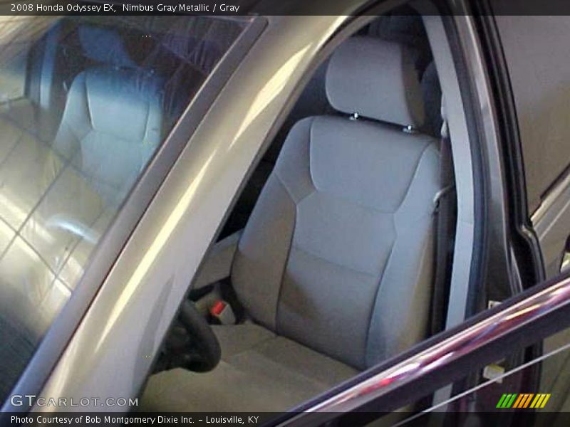 Nimbus Gray Metallic / Gray 2008 Honda Odyssey EX