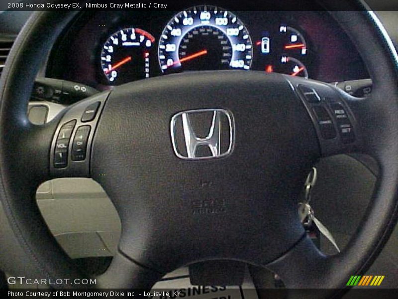 Nimbus Gray Metallic / Gray 2008 Honda Odyssey EX