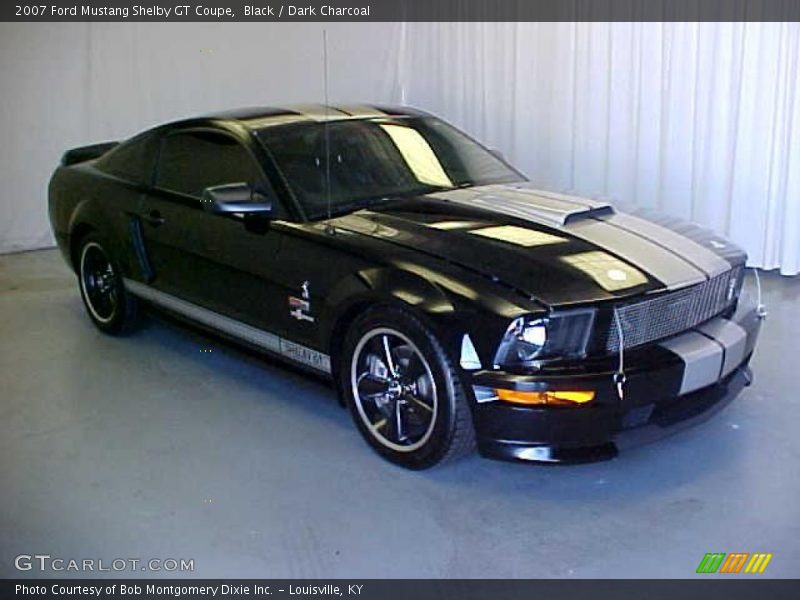 Black / Dark Charcoal 2007 Ford Mustang Shelby GT Coupe
