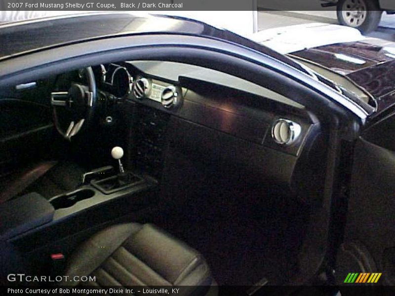 Black / Dark Charcoal 2007 Ford Mustang Shelby GT Coupe